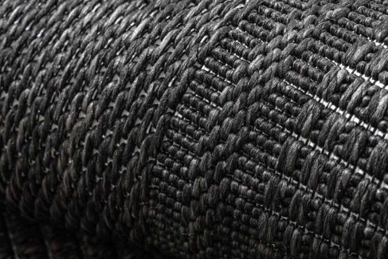 Covor TIMO 5979 sisal exterior cadru negru