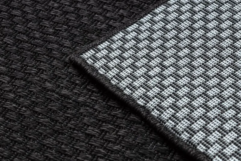 Covor TIMO 6272 sisal exterior negru