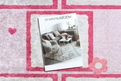 Dywan do prania JUNIOR 51828.802 Klasy, balerina dla dzieci, antypoślizgowy - różowy