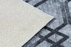 Dywan do prania MIRO 51805.803 Geometryczny, kratka antypoślizgowy - szary