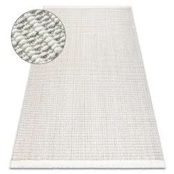 Dywan NANO FH72A Melanż, pętelkowy, płasko tkany biały