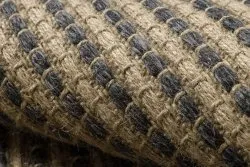 Dywan JUTE 3652 czarny / beż linie - jutowy, płaskotkany, frędzle