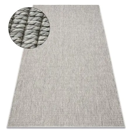 Covor ORIGI 3583 gri - șnur SISAL țesut plat