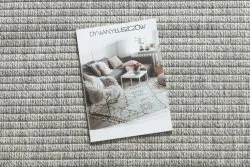 Covor ORIGI 3583 gri - șnur SISAL țesut plat