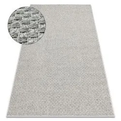 Covor ORIGI 3661 gri - șnur SISAL țesut plat