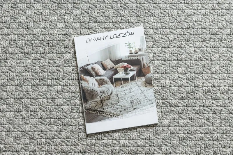 Covor ORIGI 3661 gri - șnur SISAL țesut plat