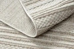 Dywan JERSEY 19233 beż - Linie, pętelkowy, strukturalny BOHO