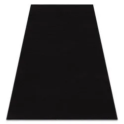Covor de spalat modern LINDO negru, anti-alunecare, shaggy