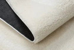Covor de spalat modern LINDO crem, anti-alunecare, shaggy