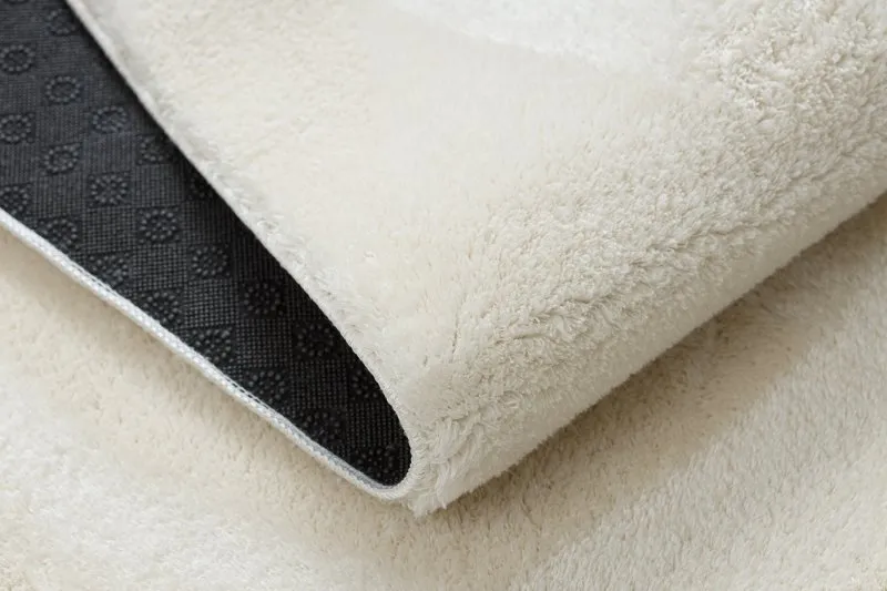 Covor de spalat modern LINDO crem, anti-alunecare, shaggy