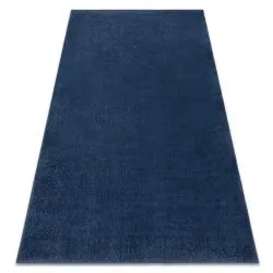 Covor de spalat modern LINDO albastru inchis, anti-alunecare, shaggy