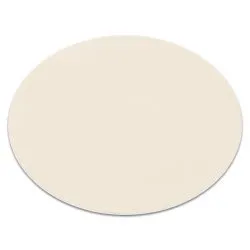 Covor de spalat modern LINDO cerc crem, anti-alunecare, shaggy