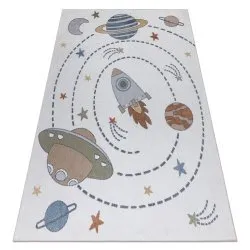 Covor BONO 8288 Spaţiu, planete crem / antracit