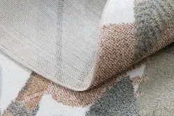 Covor BONO 8426 cerc Junglă, animale sălbatice crem / auriu închis