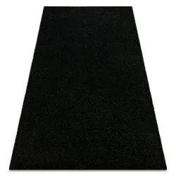 Covor BUENOS 6649 shaggy uni, o singură negru
