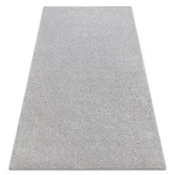 Covor BUENOS 7005 shaggy uni, o singură argint
