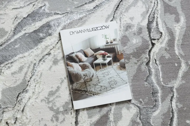 Dywan BLISS Z162BZ253 szary / krem - Abstrakcja, nowoczesny, strukturalny 