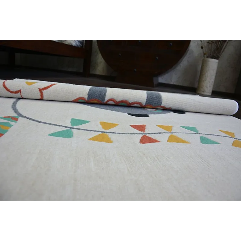 Covor modern în nuanțe pastel, perfect pentru sufragerii sau dormitoare