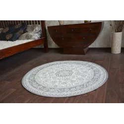 Covor rotund din spagă sisal FLAT 48691/637 gri
