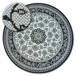 Covor rotund ȘNURCUIT SISAL PLAT 48691/690 VITRALIU