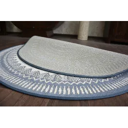 Covor rotund din sfoara sisal FLAT 48695/591 Albastru