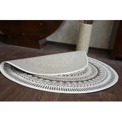 Covor rotund din frânghie sisal FLAT 120cm Maro
