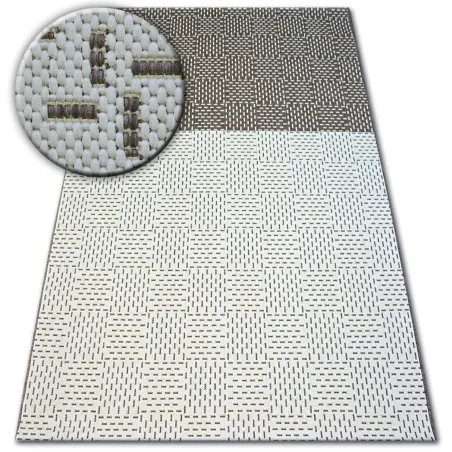 Covor Spagă Sisal FLAT 48722/608 Crem Maro