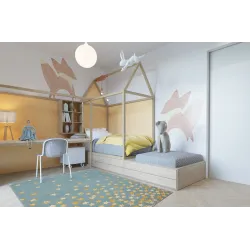 Covor pastel, ideal pentru interioare moderne