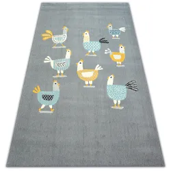 Covor PASTEL 18413/072 - Gri Turcoaz