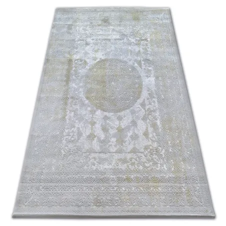 Covor Acrilic VALENCIA 2328 ORNAMENT Gri/Muștar