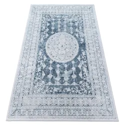 Covor Acrilic VALENCIA 2328 ORNAMENT Albastru/Fildeș