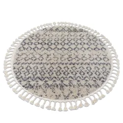 Covor Berber Agadir Rotund Crem 120cm