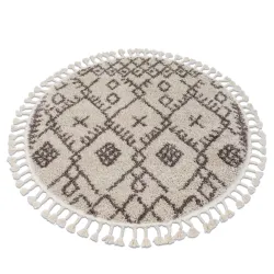 Covor Berber Tanger B5940 Cerc 120cm Crem