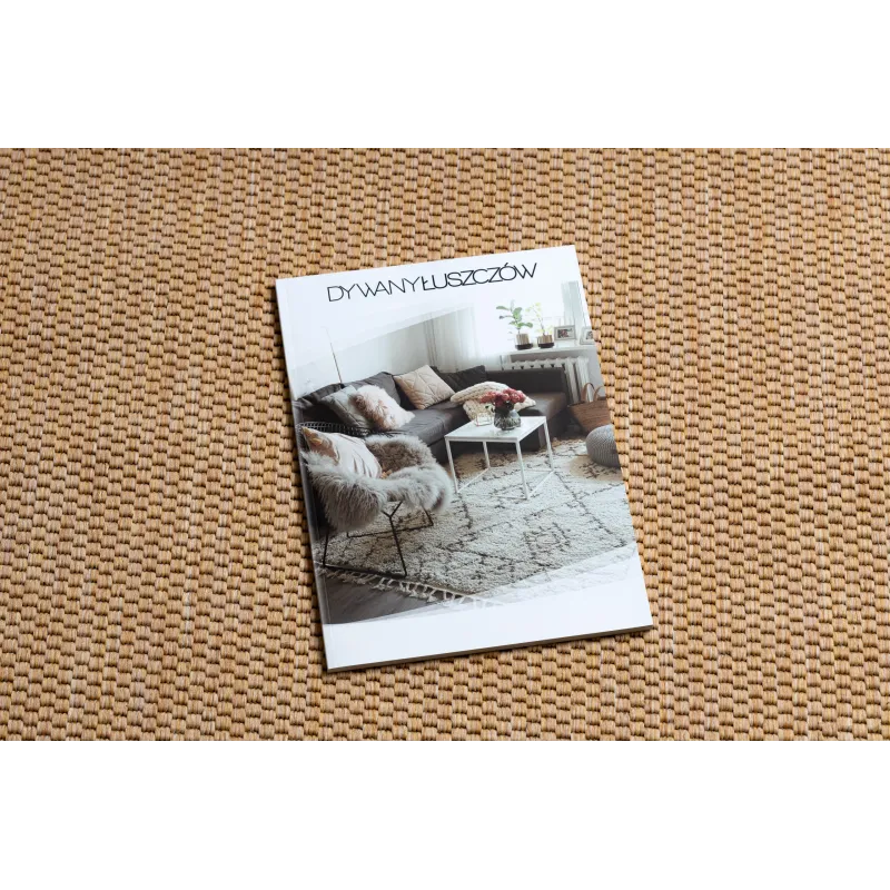 Covor rotund din fibră naturală, un element elegant pentru orice decor