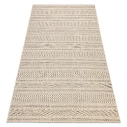 Covor Sisal Boho cu Dungi Bej