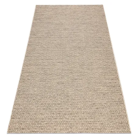 Covor din sisal bej cu stil boho, perfect pentru orice decor interior