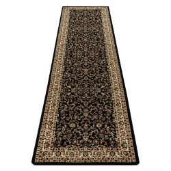 Covor ROYAL ADR negru 60x200 cm pentru coridor, stil clasic