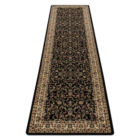 Covor ROYAL ADR negru 60x200 cm pentru coridor, stil clasic