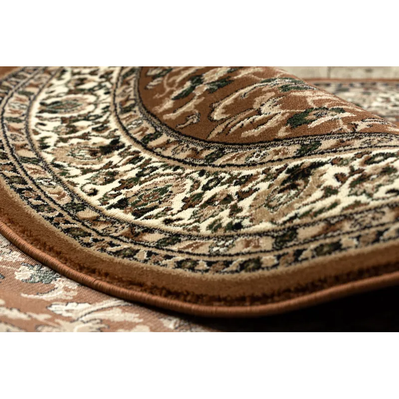 Covor oval ROYAL ADR, culoare maro, ideal pentru grădină
