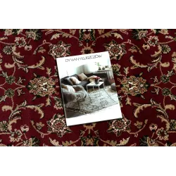 Covor oval ROYAL ADR burdeos, accesoriu elegant pentru decorul casei