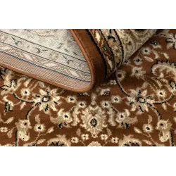 Covor oval ROYAL ADR, maro cu textură, ideal pentru sufragerie