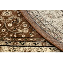 Covor oval ROYAL ADR, maro pentru design interior clasic