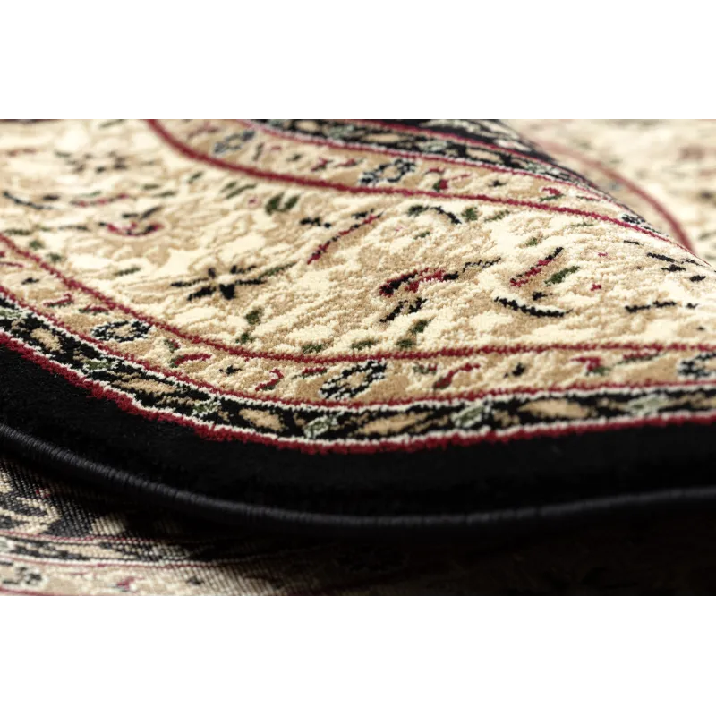 Covor ROYAL ADR negru, material rezistent cu design clasic
