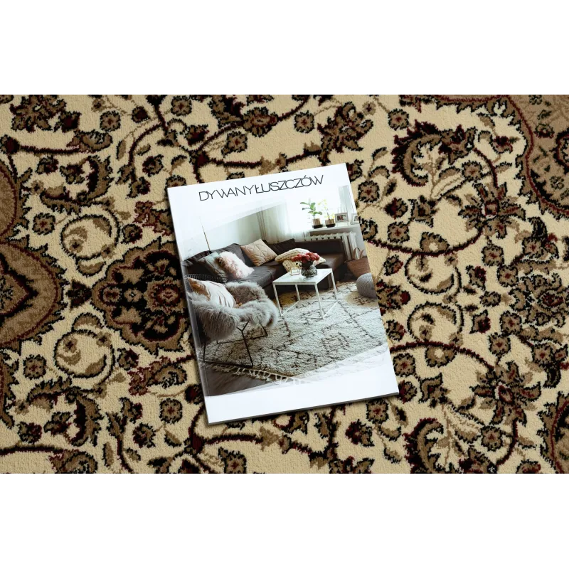 Covor clasic ROYAL ADR rotund de culoare caramel
