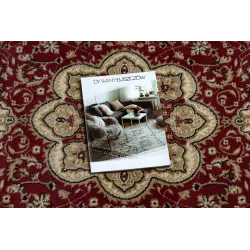 Covor ROYAL ADR rotund de culoare burdeos, accesoriu elegant pentru decor interior