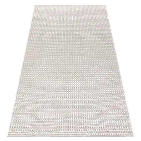 Covor boho din sfoară bej, ideal pentru decorul modern al casei