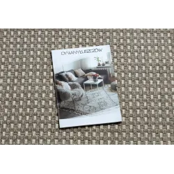 Culoar din sisal bej în stil boho, perfect pentru holuri