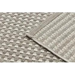 Covor din sisal, stil boho, bej, textură plăcută, ideal pentru sufragerii