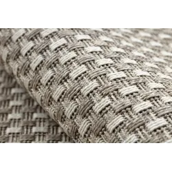 Covor din sisal bej în stil boho, ideal pentru dormitoare sau camere de copii