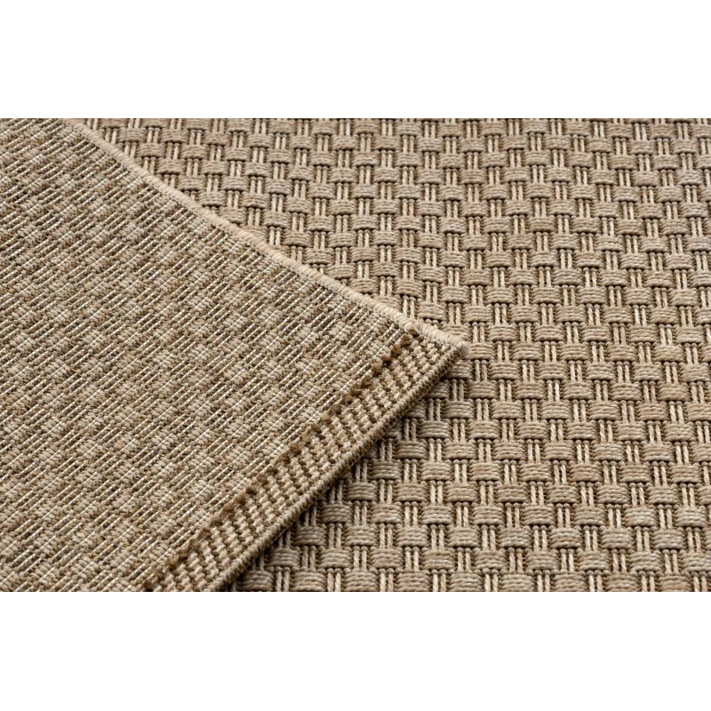 Covor din sisal cu textură naturală, stil boho, perfect pentru living